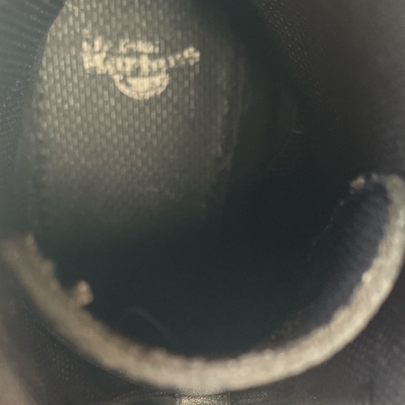 Dr. Martins Luana 7 Eye Combat Boots Black w/Yelllow Stitching Womens Size 9 - Picture 12 of 14